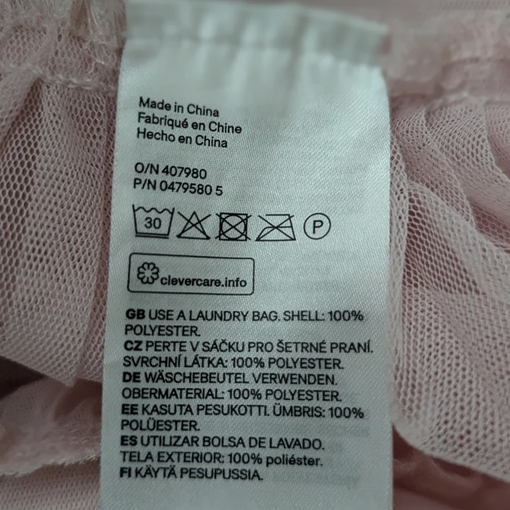 H&M Coachella Pink Sheer Mesh Maxi Skirt Balletcore Coquette Size 4